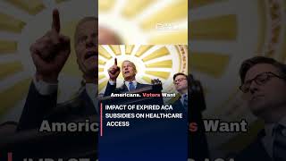 Impact of Expired ACA Subsidies on Healthcare Access #politics
