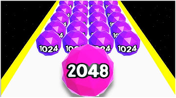 2048 Merge Number Ball games - Gameplay Walkthrough - Levels 201-216
