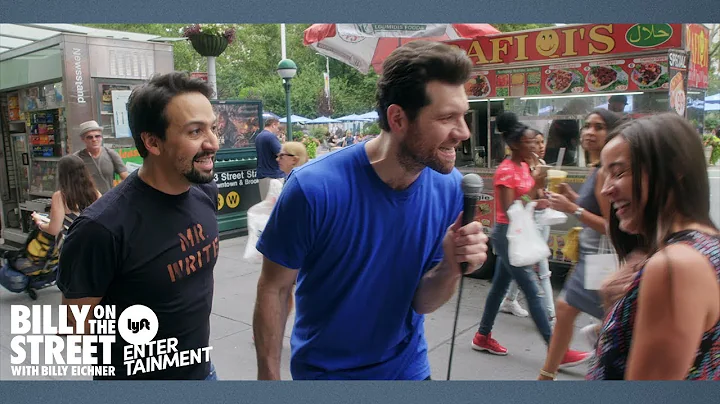 Billy on the Street with LIN-MANUEL MIRANDA!!!