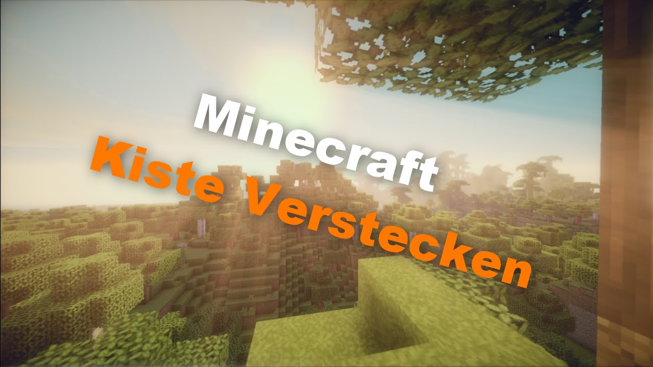 Minecraft Tutorial - Kiste verstecken | Daniel_In_GER