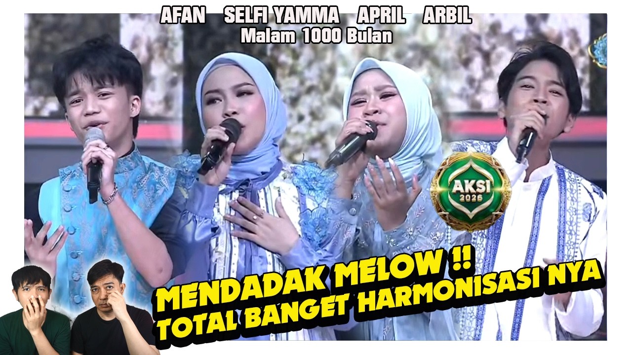 Ingatkan malam 1000 bulan Selfi Yamma, Afan, Arbil dan April buat terharu