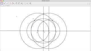 MTHE 3070 Constructions Pentagon given side Geogebra