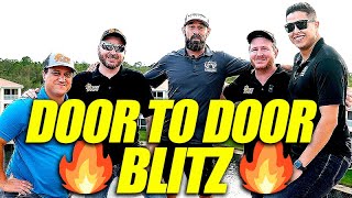 Door To Door Roofing Sales Blitz In Gated Tile Community!!! [Objection Handling, Roleplaying & More]