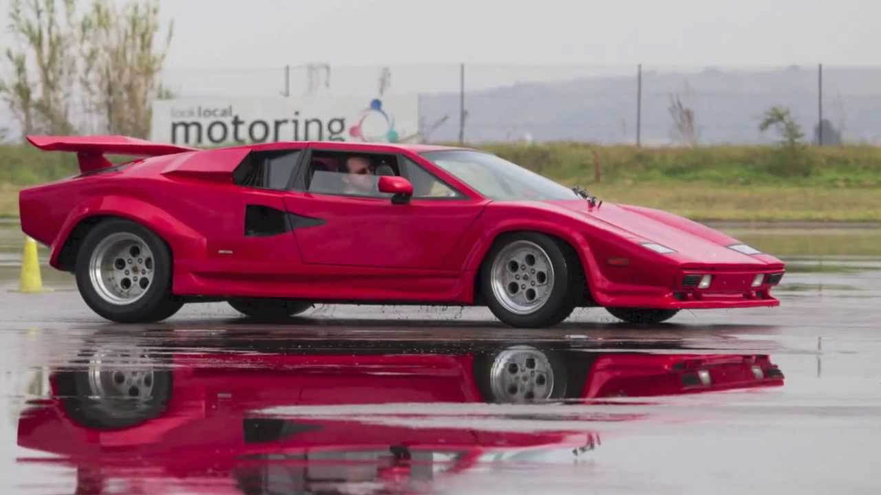 Lamborghini Replica Kit Car - Skid pan day, Drifting and Spins - YouTube