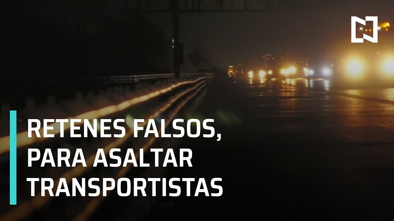 Delincuentes usan retenes falsos para asaltar transportistas en Puebla- En Punto con Denise Maerker