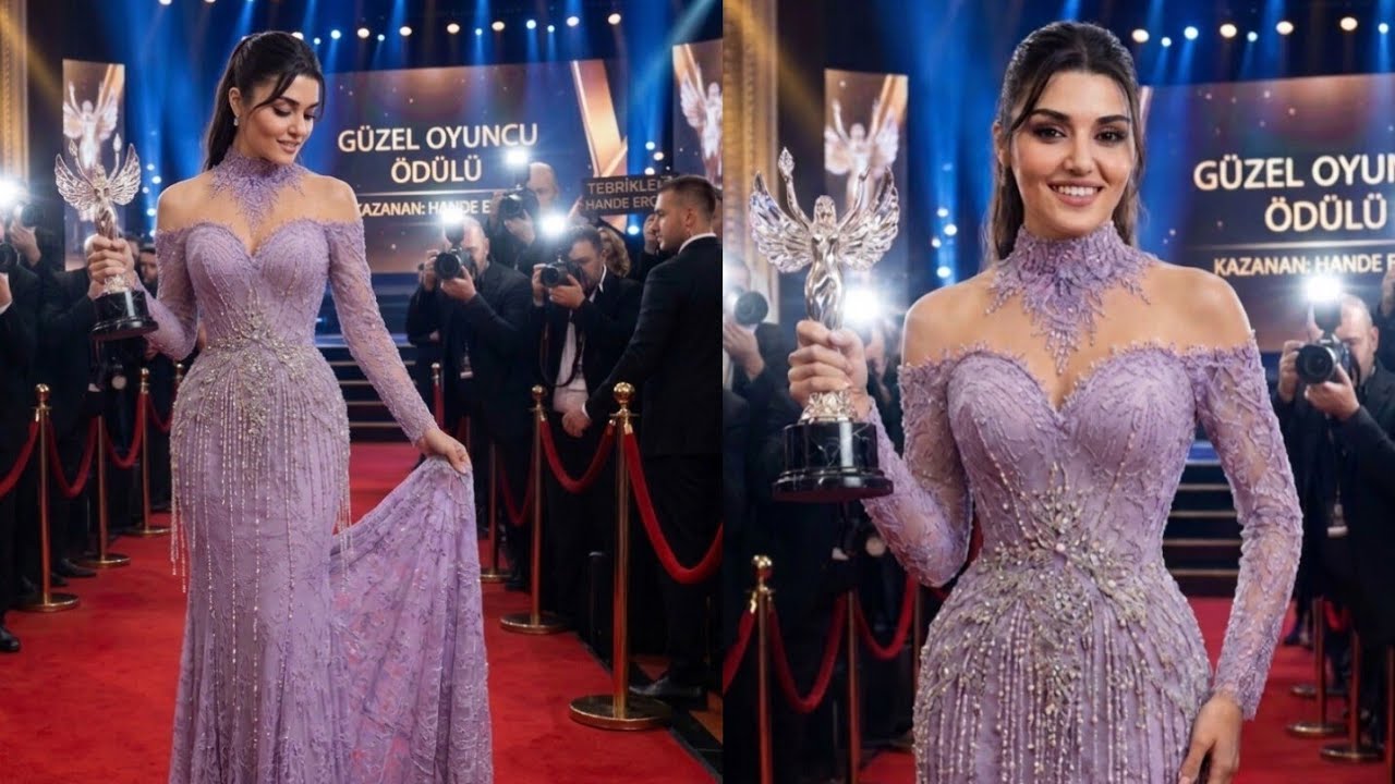 23 .08. 2026 HANDE ERCEL AT FESTIVAL -GETTING AWARD #handeerçel #handeercel