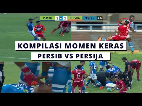Kompilasi Momen Keras pada Pertandingan Persib vs Persija 3-2