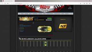 I raced [5HRK]ℳoscowℳule:O And they have 100K races!!! Nitro type #40 screenshot 5
