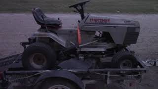 Craftsman LT 1000 Riding Lawnmower!! Craigslist Alpena Michigan Score Of Year!!