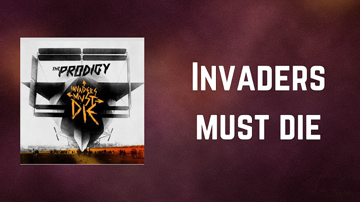 Invaders Must Die Lyric Video version - Lyric Video performance video thumbnail