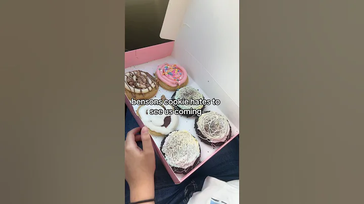 WE TRIED THE BENSON BOONE CRUMBL COOKIE || WATCH HERE👆 || #crumblcookies #bensonboone #shortsfeed