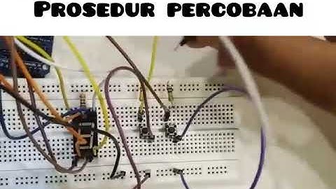 Demo 4 Counter UP DOWN 7 Segment dengan Arduino Uno