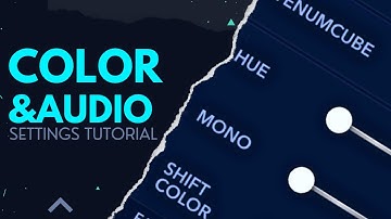 Color and audio settings || LaserCube tutorials