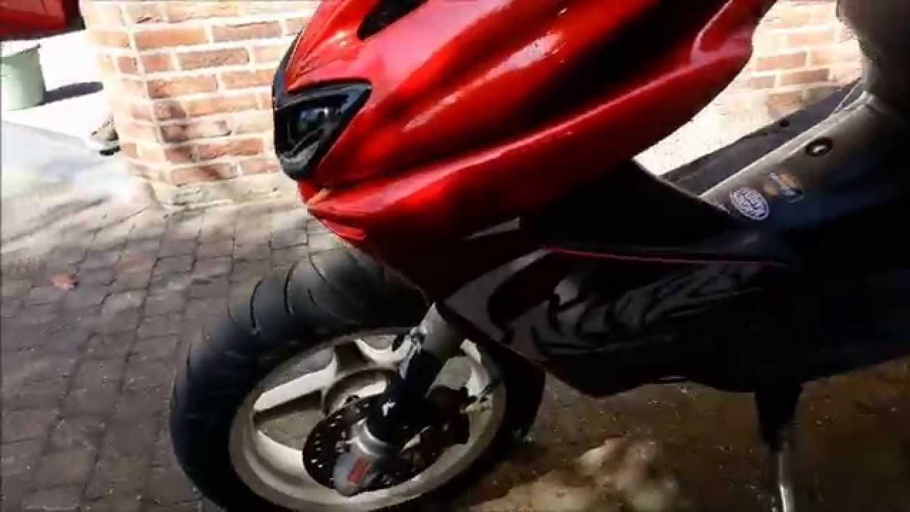 Yamaha aerox in project - YouTube