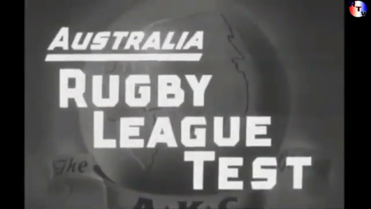 1954 Ashes Rugby League - YouTube