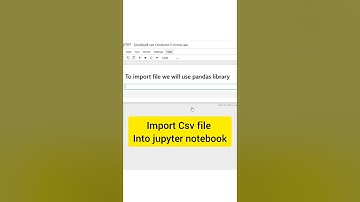 Import CSV to jupyter Notebook in seconds | Python Tutorial.   #dataanalysis