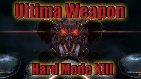 FFXIV: ARR - Ultima Weapon Hard Mode Kill - Dragoon view - Explicit Content [Moogle]