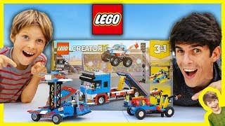 Axel Show Lego City Trucks Buildoff!