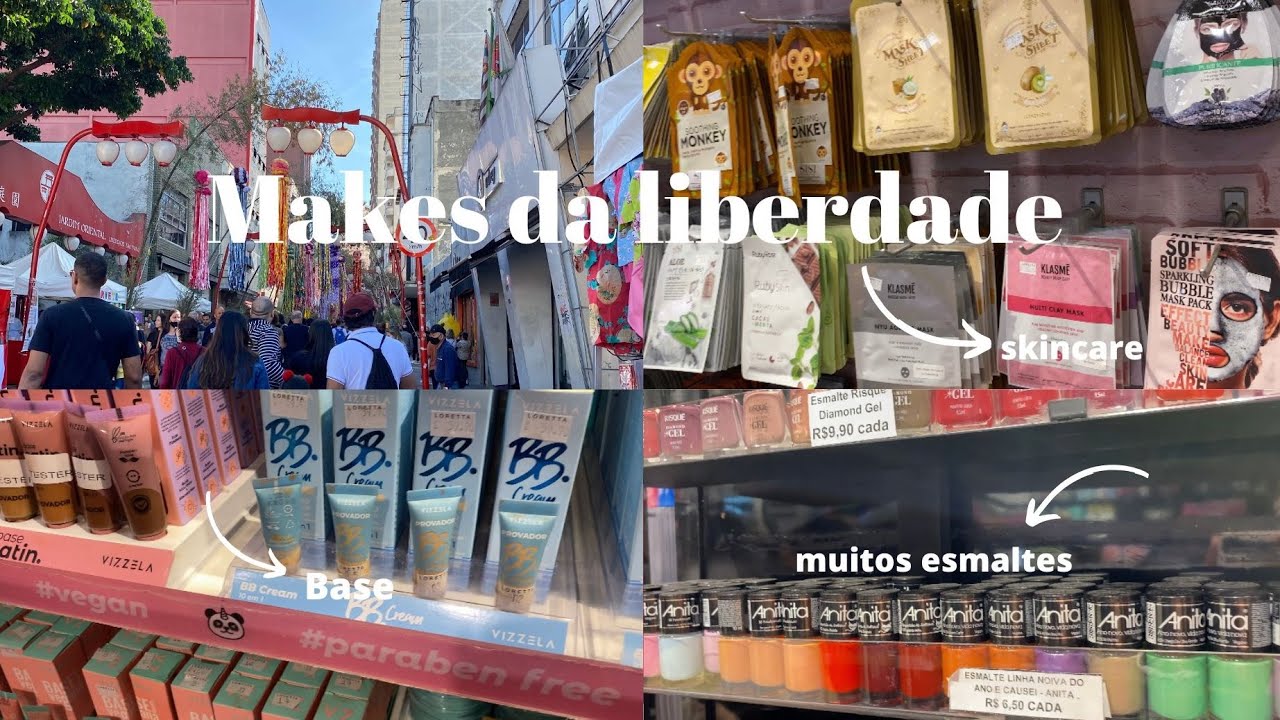 TOUR PELA MAIOR LOJA DE MAKE DA LIBERDADE I LORETTA FARMA