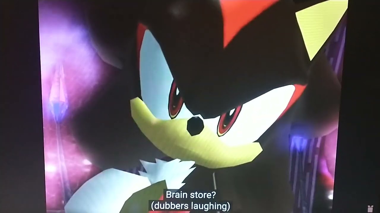 SnapCube Shadow The Hedgehog fandub: Nice brain idiot, where'd did you get it, Brain store?