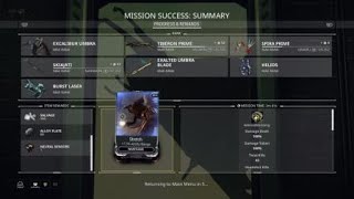 Warframe Excalibur Umbra Vs. Phorid