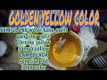 paano mag timpla ng Golden yellow/how to mix golden Yellow @boss speed the painter