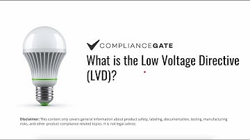 What is the Low Voltage Directive (LVD)?