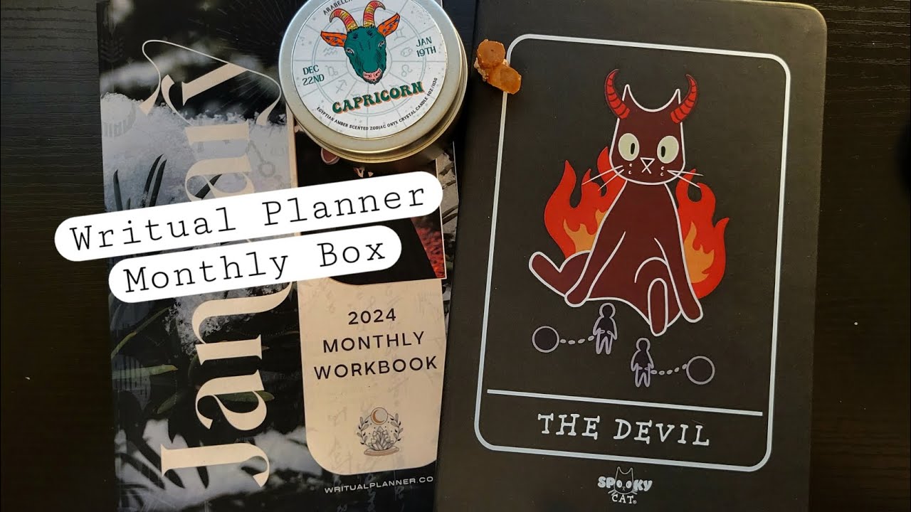 Writual Planner Monthly Box - January 2024 Unboxing 