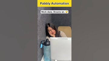 Work Done, Dreams On — Thanks to Automation 😴✨#trending #shorts