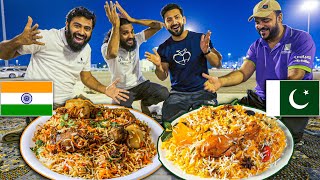 Indian Hyderabadi Biryani VS Pakistani Karachi Biryani ?? AJ HO JAE MUQABLA