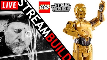 🔴  Building LEGO Star Wars C-3PO (75398) Live! - Part 2