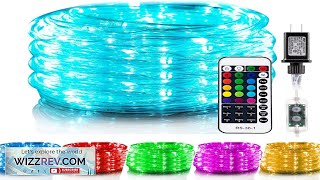 Minetom Color Changing Rope Lights: Outdoor String Lights with Plug & Remote Review