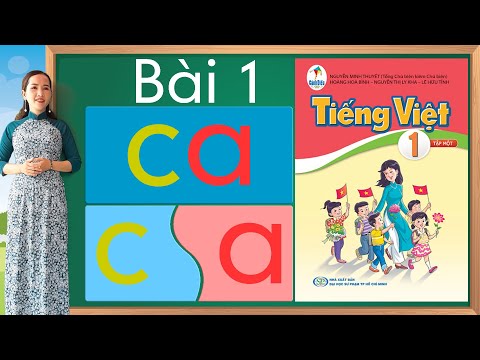 Tiếng việt lớp 1 sách cánh diều – Bài 1 |Learn vietnamese |Bảng chữ cái tiếng việt