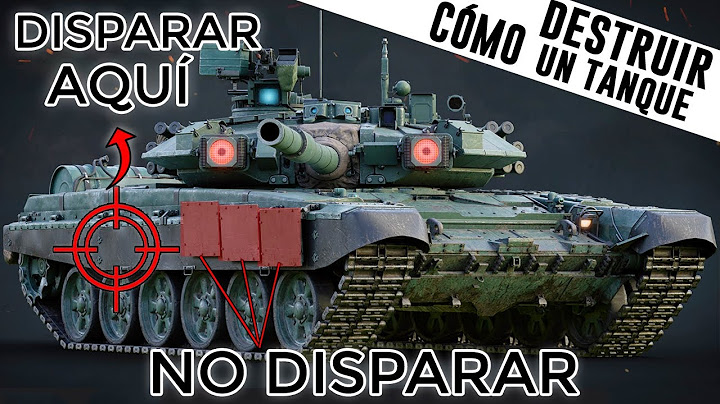 ¿Cuáles son los PUNTOS DÉBILES de un TANQUE DE GUERRA?