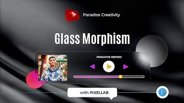 HOW TO PROFESSIONALLY CREATE THE GLASS MORPHISM EFFECT WITH YOUR SMARTPHONE 😱 || PIXELLAB