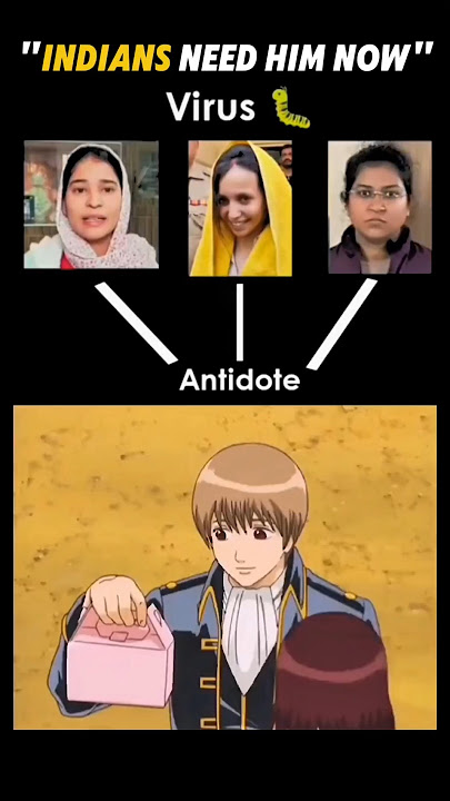 Indian Men Needs Him💀 | Gintama Meme #shorts