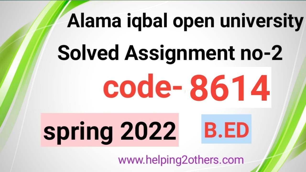 8614 solved assignment spring 2023