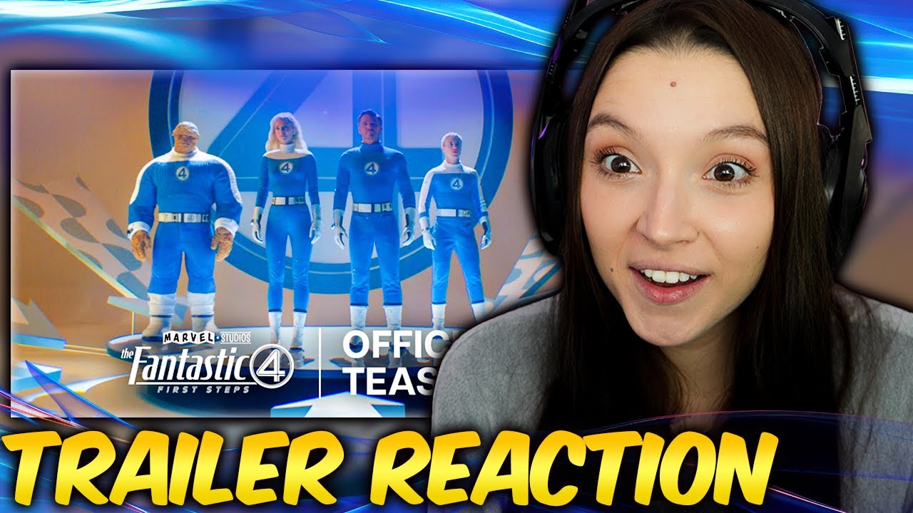 The Fantastic Four: First Steps Teaser Trailer REACTION | MCU | Marvel |