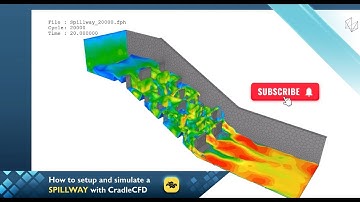 How to setup and simulate a Spillway with CradleCFD