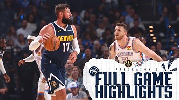 Denver Nuggets vs. Oklahoma City Thunder Full Game Highlights 📺