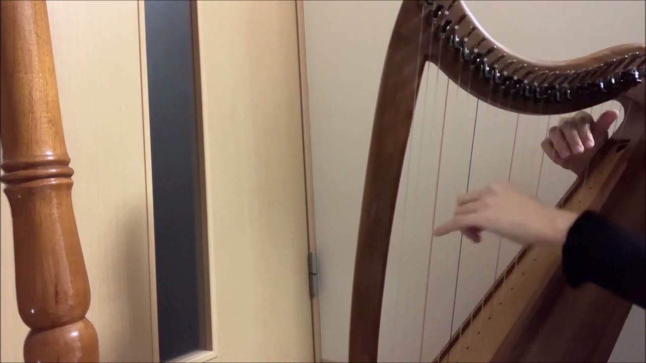 世界の約束（22弦ハープ） - YouTube