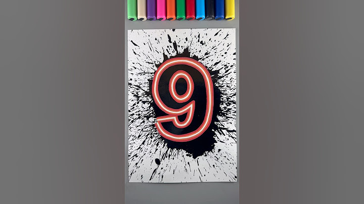 “9” with Neon Lights! 🤩✨🎨 || What Number should be next?! 🤔 #art #neonlights