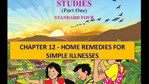 Std 4 EVS (Part 1) - Chapter 12: Home Remedies For Simple Illnesses | SSC Board Class 4 Syllabus