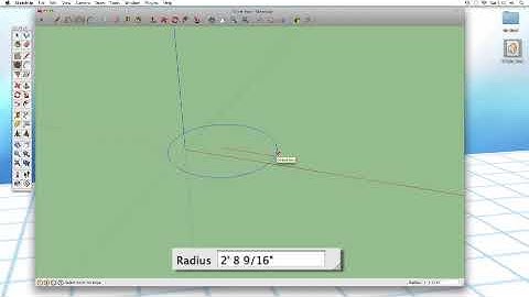 Sketchup #8: The Circle Tool