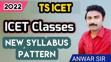 ts icet 2022 new syllabus pattern | icet online course | icet live classes | #IQACADEMY #tsicet2022.