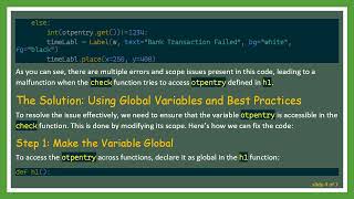 Solve Your Tkinter Function Error with Ease