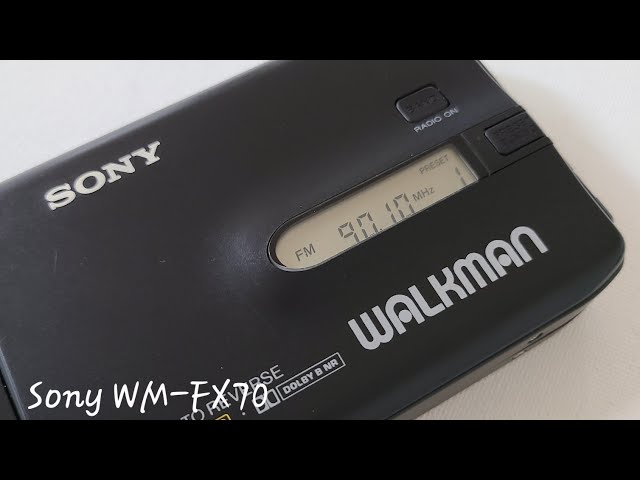 Sony WM-FX70 Walkman - YouTube