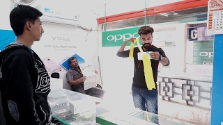 cellphone magically appear inside a water bottle and  mobile through silk magic Feat Prince Vivek