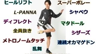エラシコ シャペウ  シザース ヒールリフト  全員抜き