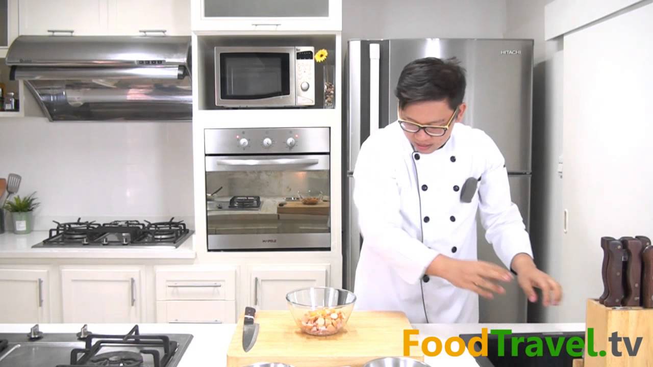 คาโบนาร่าแฮมไส้กรอก Carbonara Ham Sausage